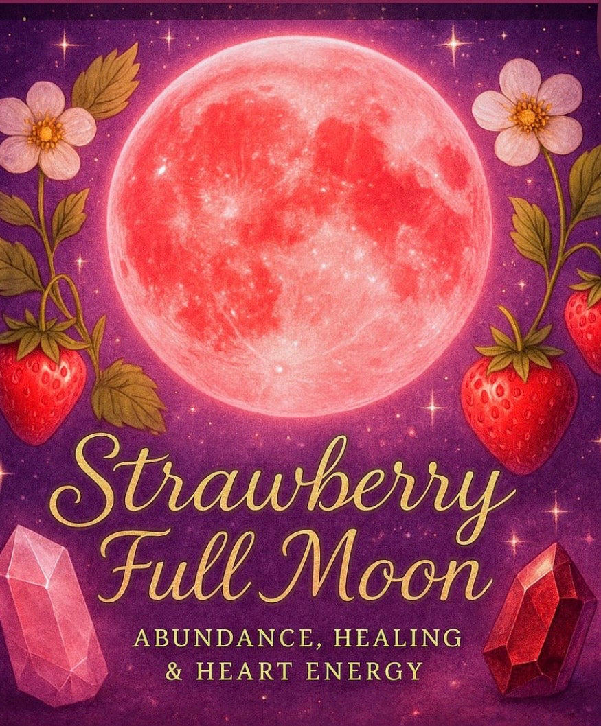 🌕 Strawberry Moon - The Sweetness We Almost Miss 🍓