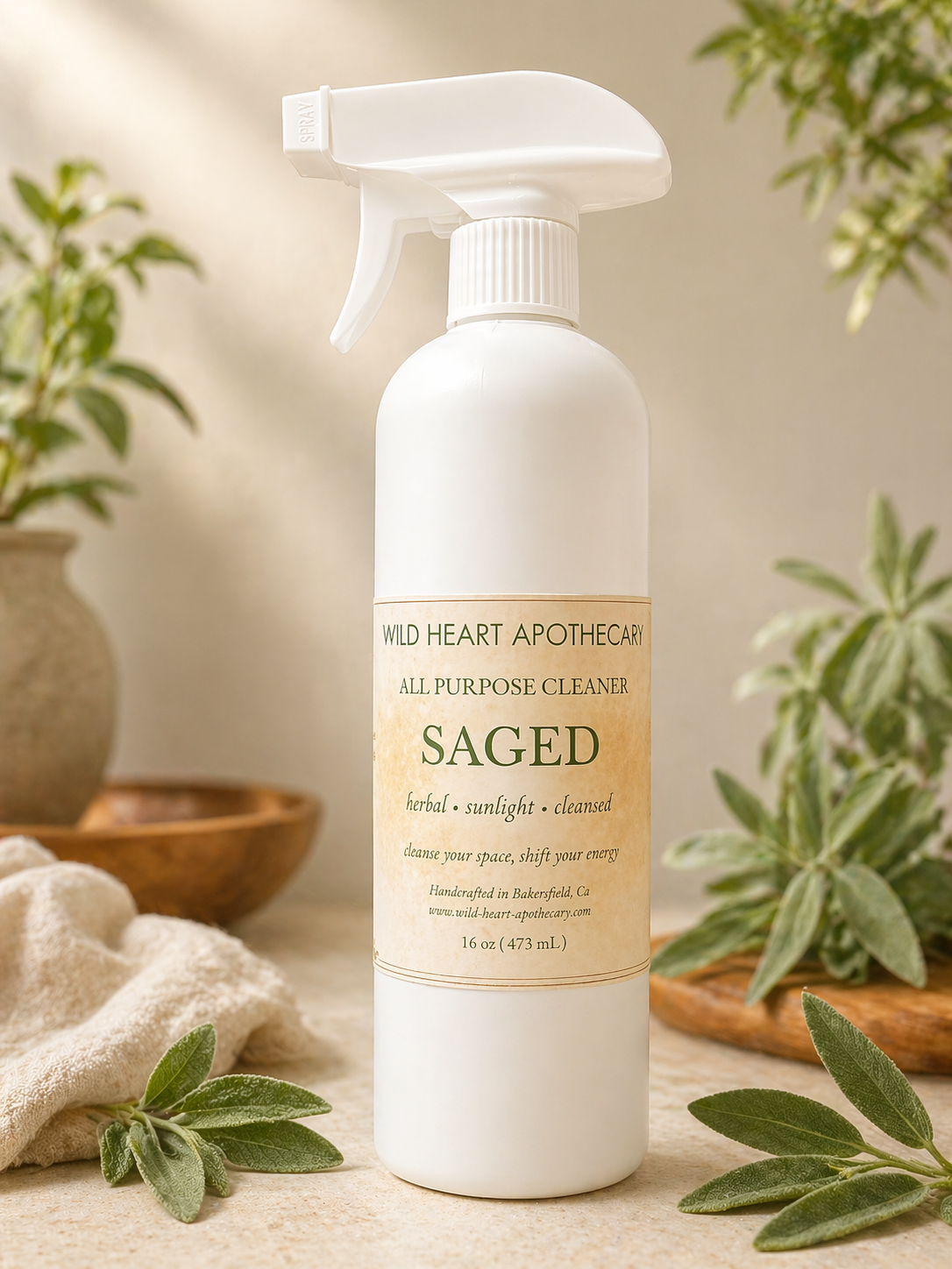 Wild Heart Apothecary All Purpose Cleaner - Botanical Surface Cleaner