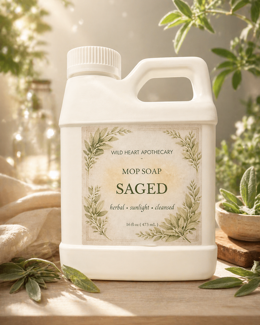Wild Heart Apothecary Mop Soap - Botanical Floor Cleaner