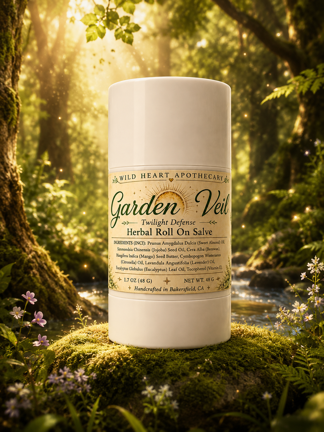 Garden Veil - Twilight Defense Balm - Herbal Mosquito Repellant Skin Salve