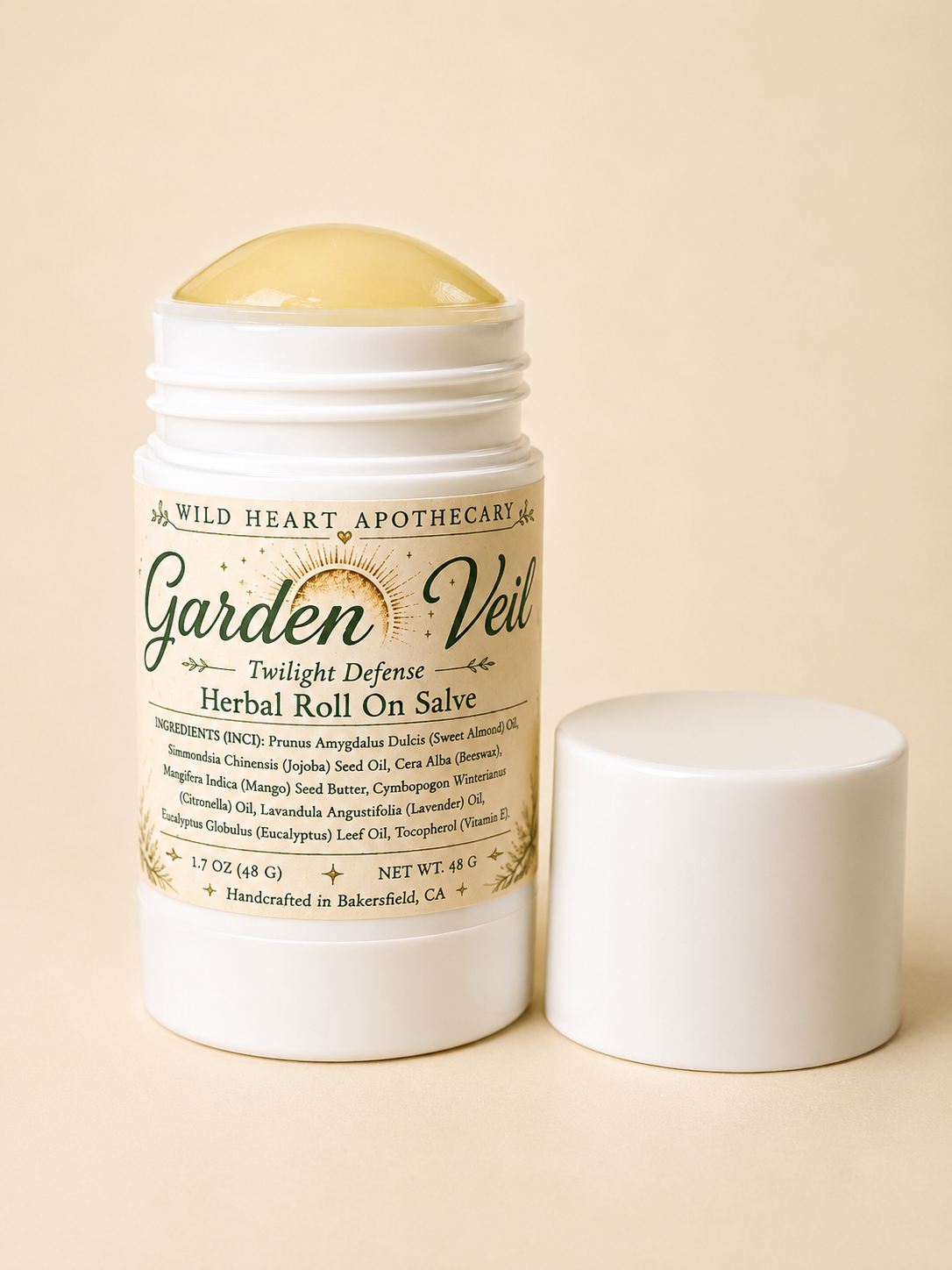Garden Veil - Twilight Defense Balm - Herbal Mosquito Repellant Skin Salve