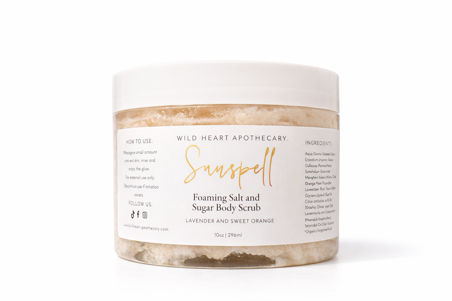 Foaming Salt and Sugar Body Scrub