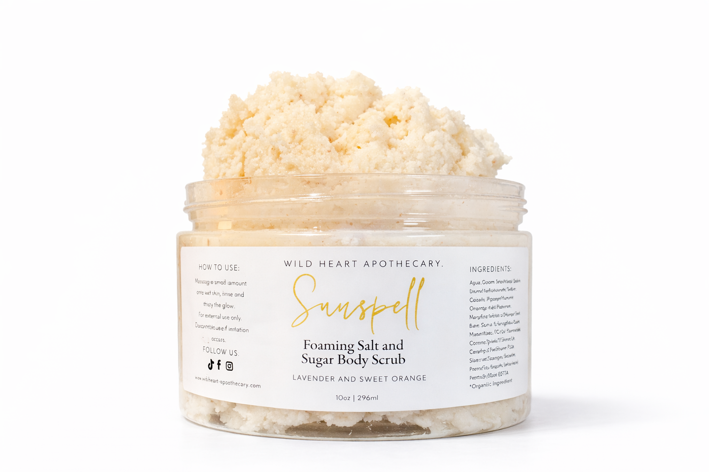 Foaming Salt and Sugar Body Scrub