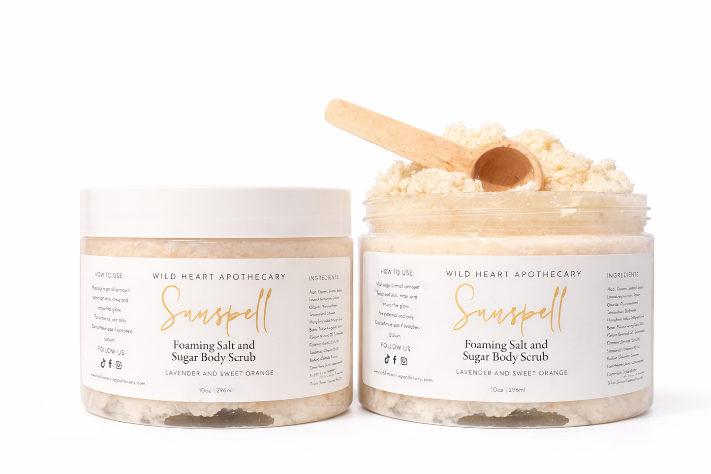 Foaming Salt and Sugar Body Scrub