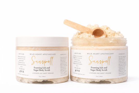 Foaming Salt and Sugar Body Scrub