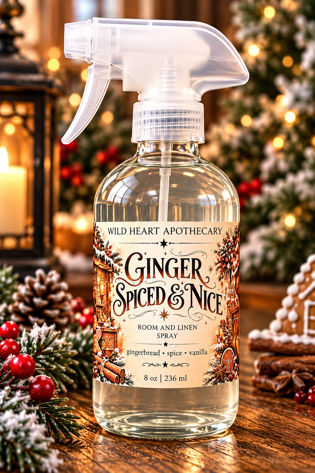 Holiday Magic Room & Linen Spray Collection | Wild Heart Apothecary