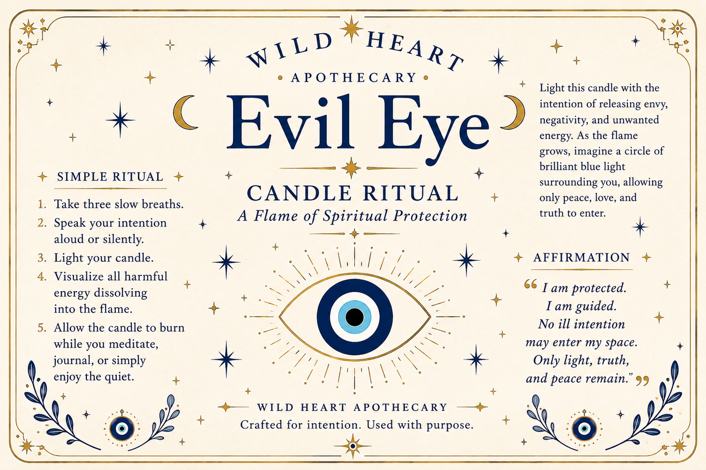 Evil Eye Ritual Candle & Melts
