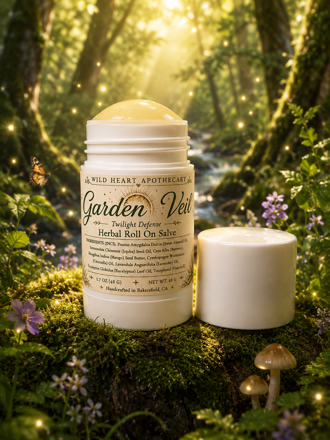 Garden Veil - Twilight Defense Balm - Herbal Mosquito Repellant Skin Salve