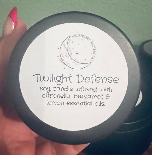 Twilight Defense (mosquito repellant soy candle)