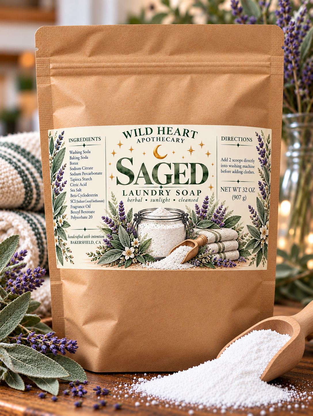 Laundry Soap | Handcrafted Powdered Laundry Detergent