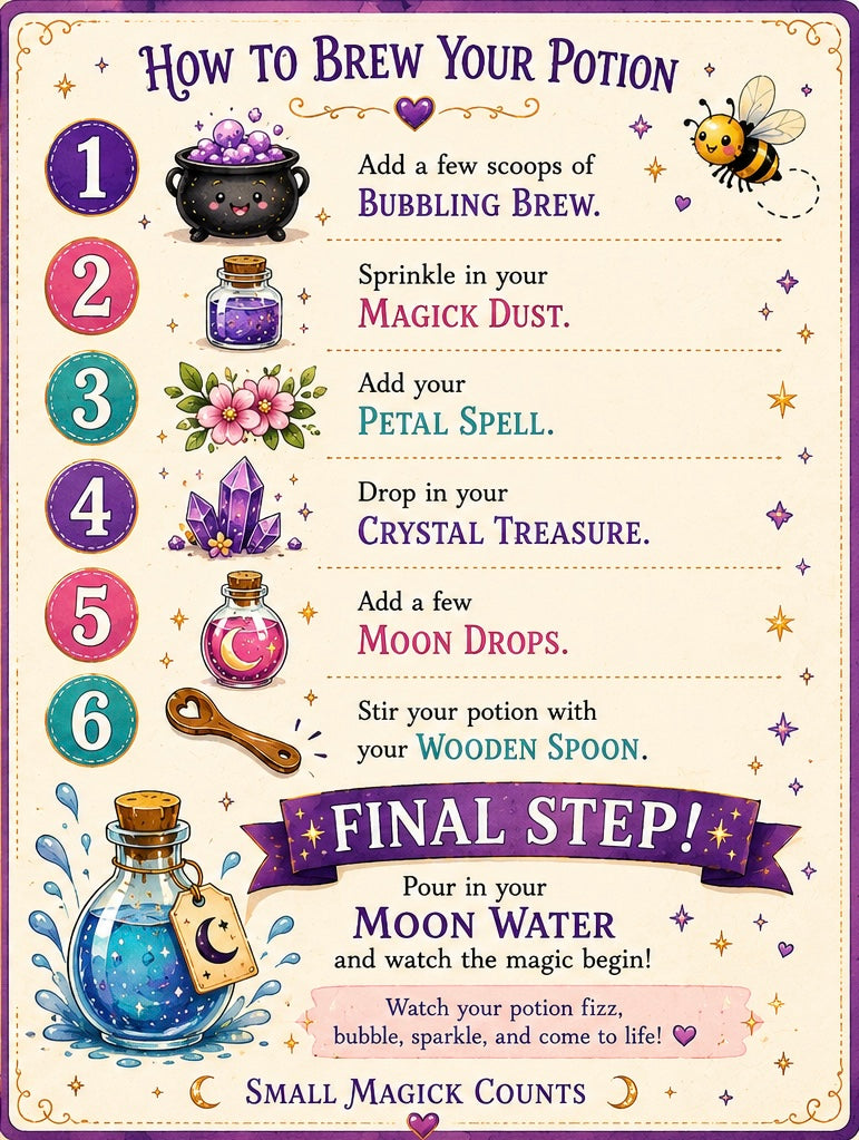 Wild Heart Potion Kit - Children's Potion Sensory Set